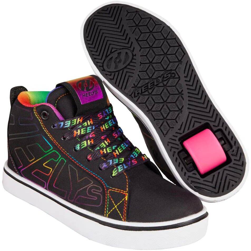 Heelys Racer 20 Mid - Black/Rainbow UK 1