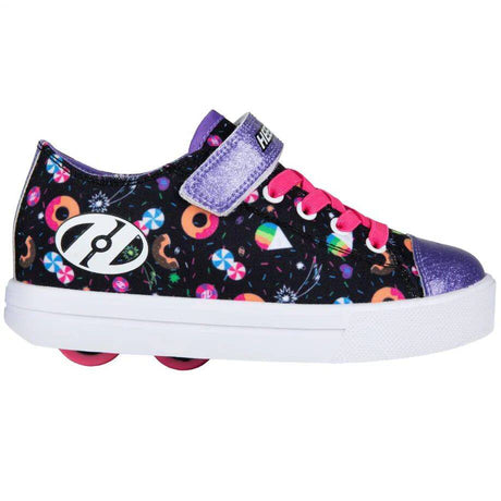 Heelys Snazzy X2 - Black/Rainbow/Sweets