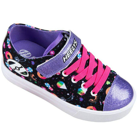 Heelys Snazzy X2 - Black/Rainbow/Sweets