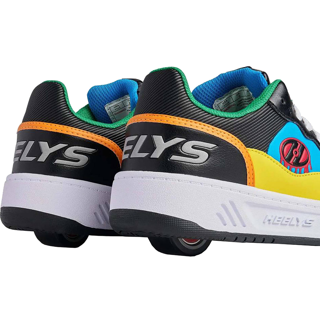 Heelys Rezerve Low - Black/Red/Cyan/Yellow