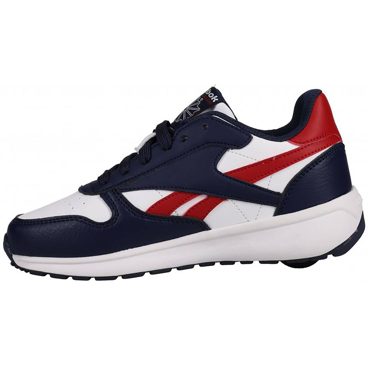 Heelys x Reebok Classic Leather - White/Blue/Red