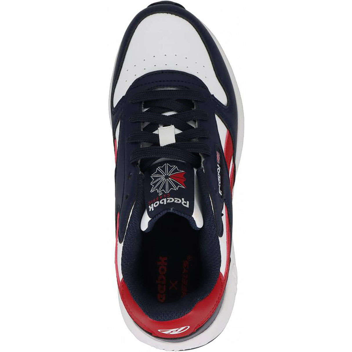 Heelys x Reebok Classic Leather - White/Blue/Red