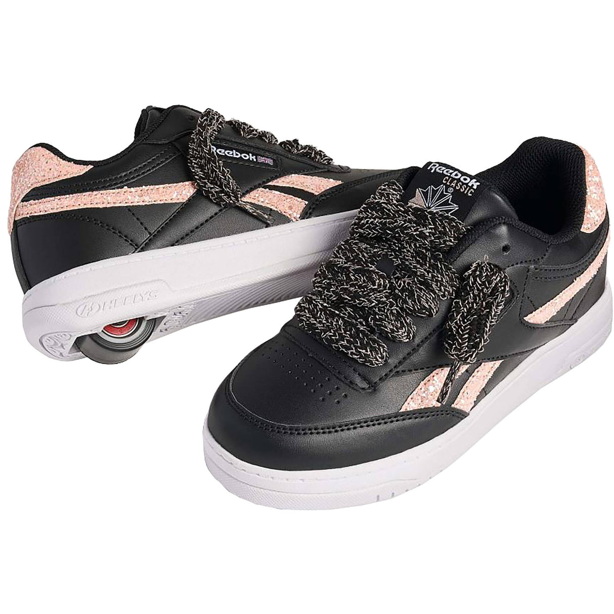 Heelys x Reebok Club C - Black/Rose Gold