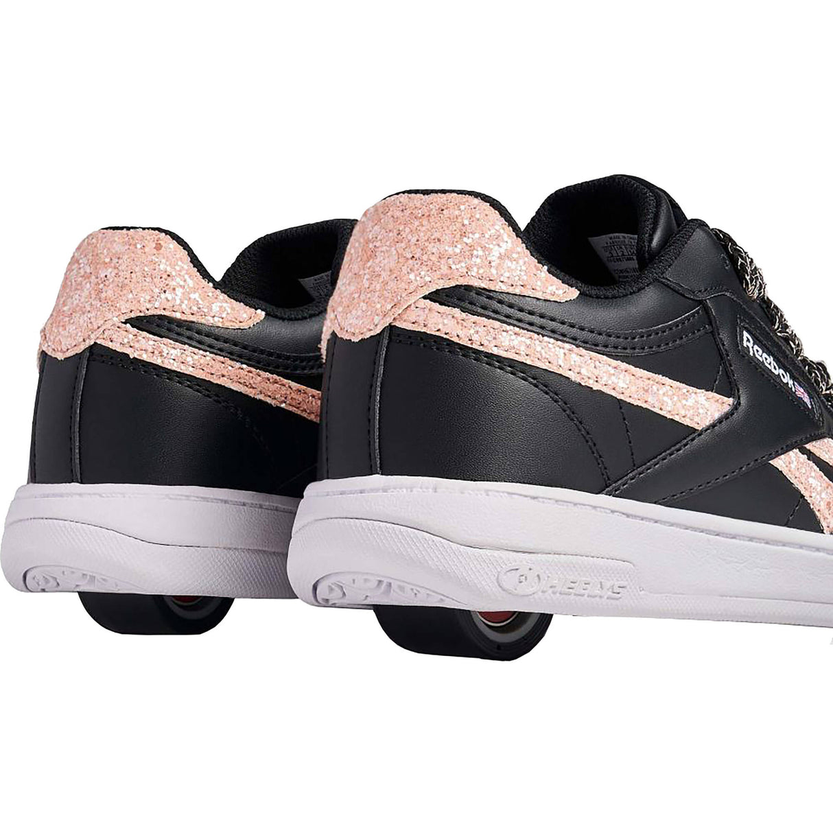 Heelys x Reebok Club C - Black/Rose Gold