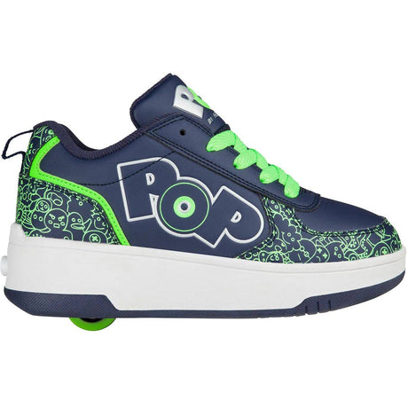 Heelys POP Strike - Navy/Neon Green/Silver