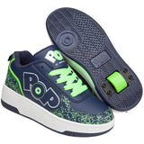Heelys POP Strike - Navy/Neon Green/Silver J11