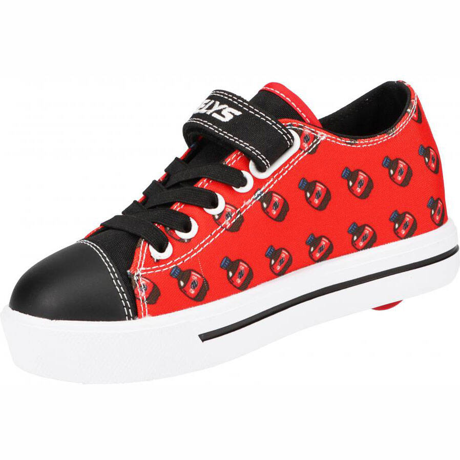 Heelys Snazzy X2 - Red/Black/White Burger Fry Nyl