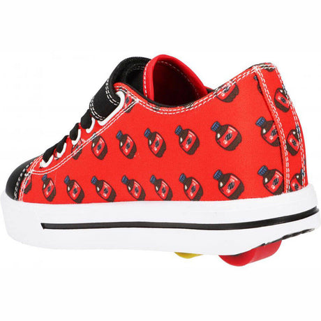 Heelys Snazzy X2 - Red/Black/White Burger Fry Nyl