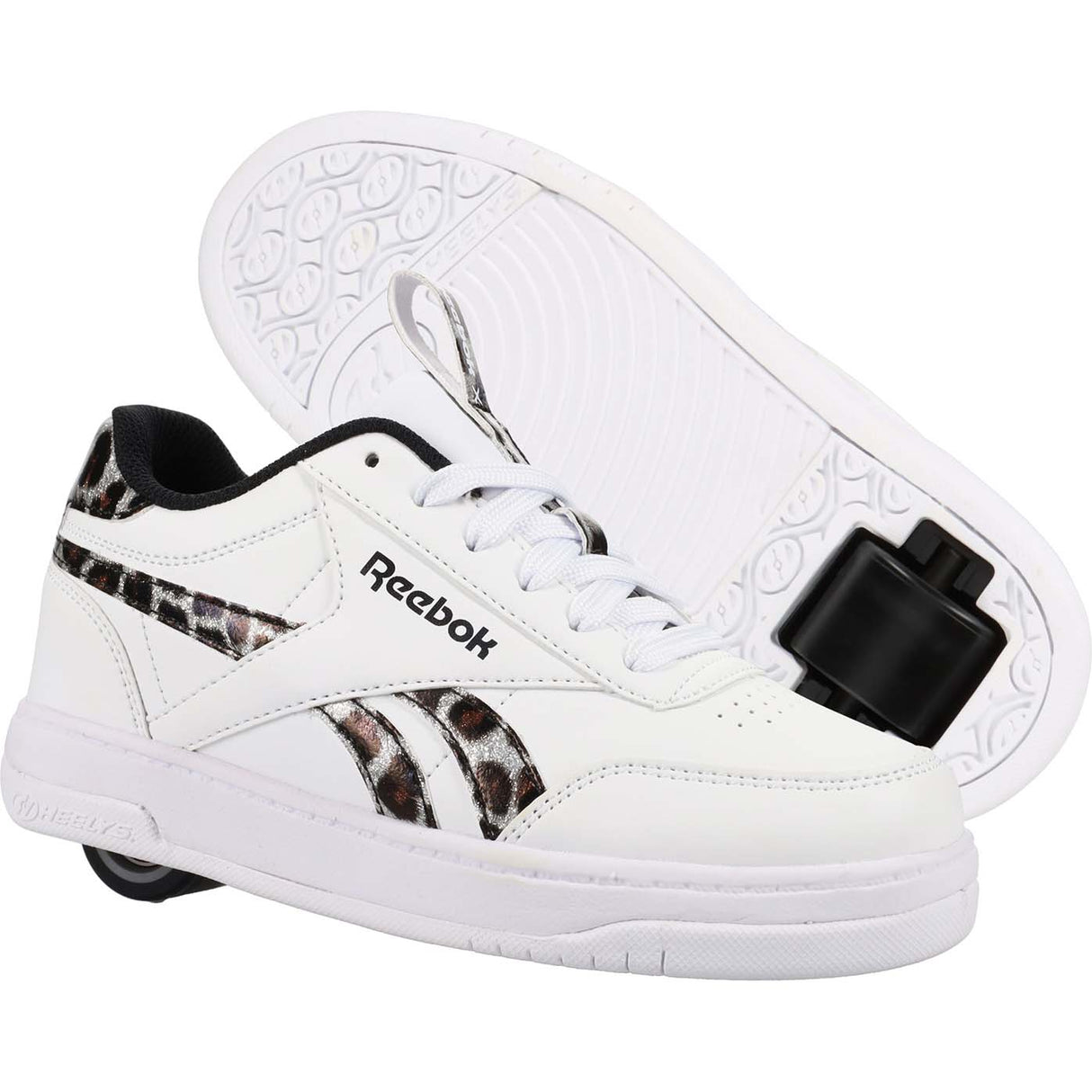 Heelys x Reebok CL Court Low - White/Snow Leopard