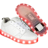 Heelys Premium 1 Lo Light Up - Triple White