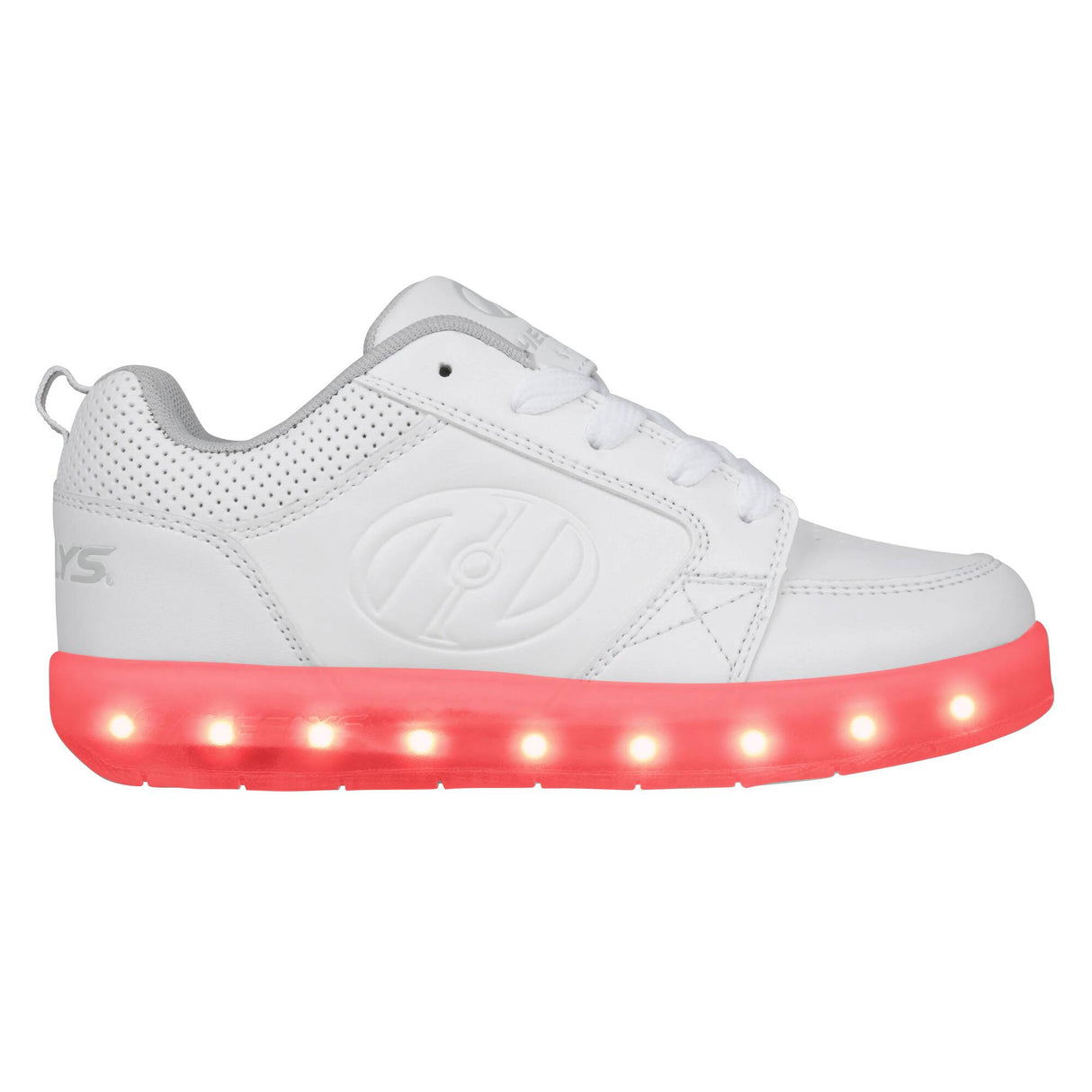 Heelys Premium 1 Lo Light Up - Triple White