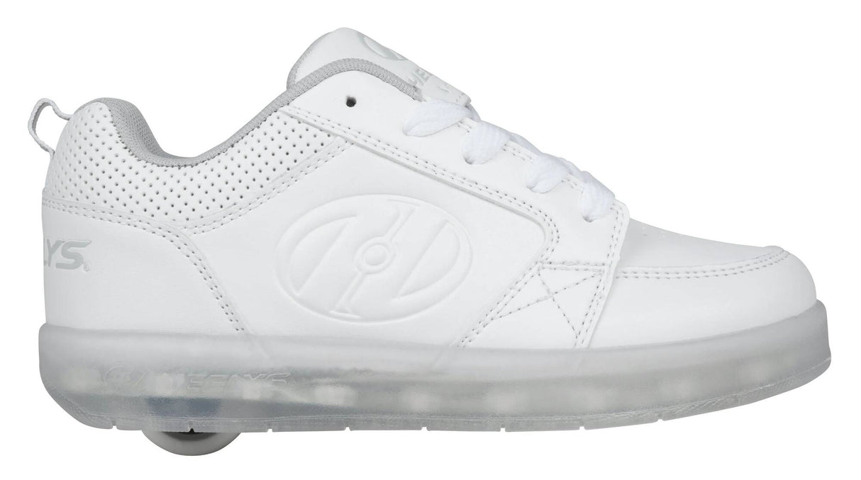 Heelys Premium 1 Lo Light Up - Triple White