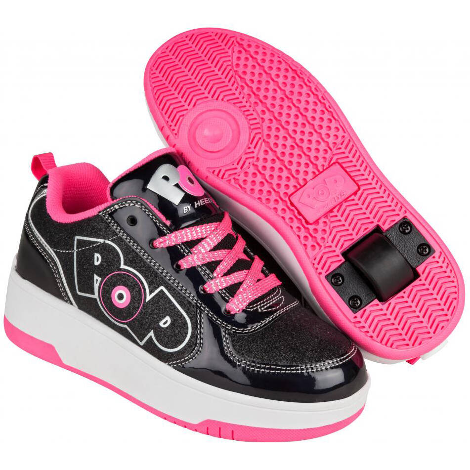 Heelys POP Strike - Black Sparkle/Black Holo/Pink J12