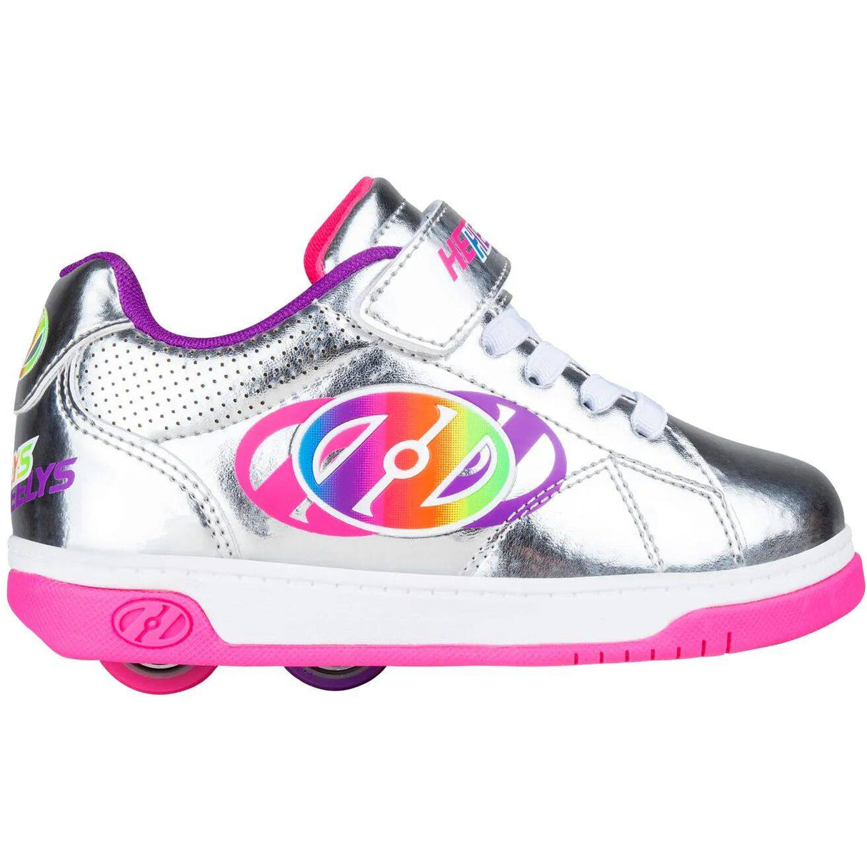 Heelys X2 Swerve - Silver/Multi Rainbow