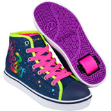 Heelys Veloz - Blue Denim/Rainbow Canvas J13