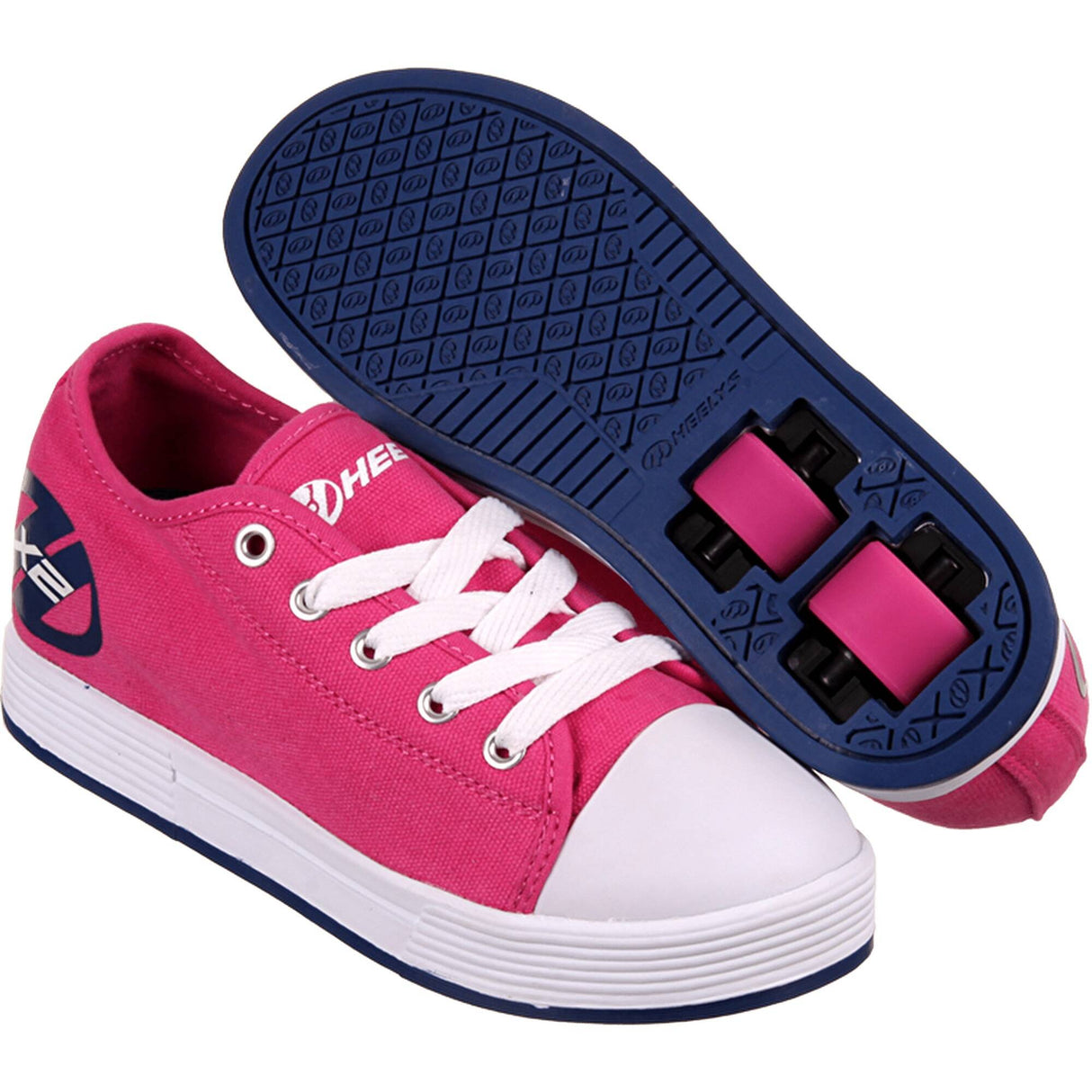 Heelys X2 Fresh - Fuchsia/Navy - Junior UK 13