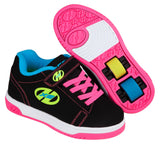Heelys X2 Dual Up - Black/Neon Multi J12