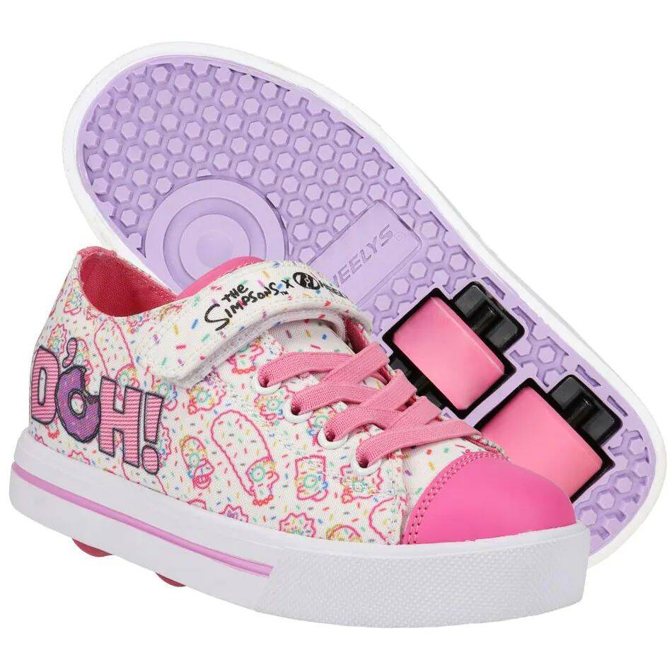 Heelys x Simpsons Snazzy - White/Pink/Lavender