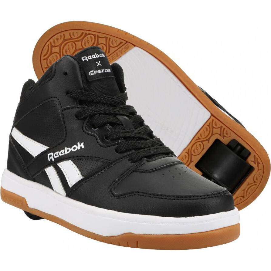 Heelys x Reebok Adult BB4500 Mid - Black/White/Gum