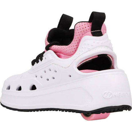 Heelys Wowza - White/Black/Pink Eva