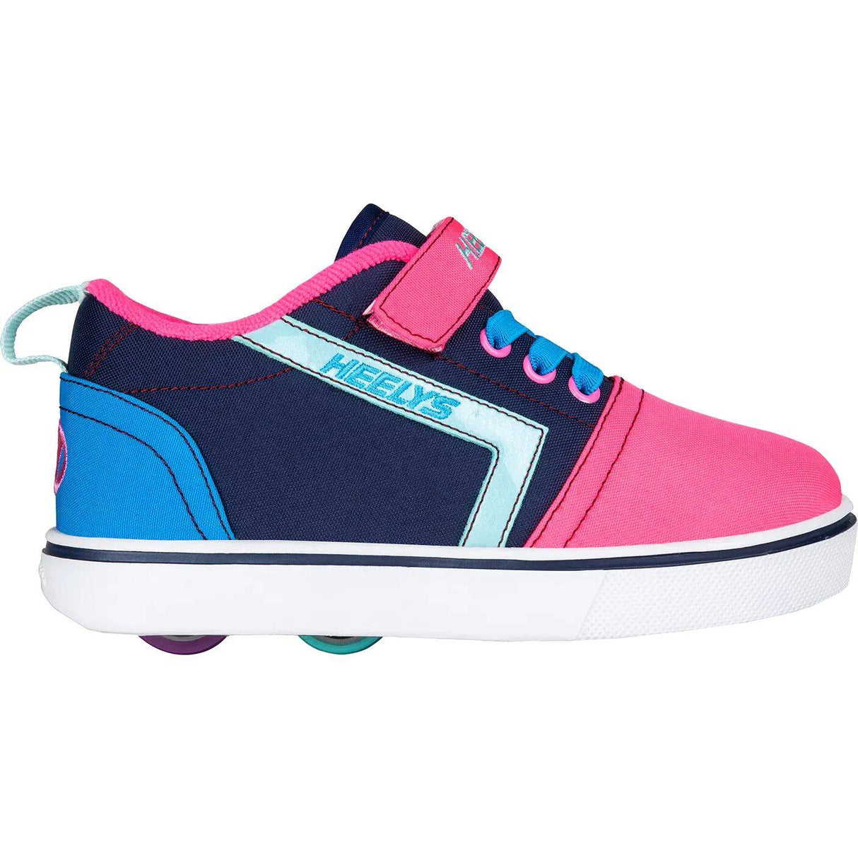 Heelys X2 GR8 Pro - Navy/Pink/Cyan