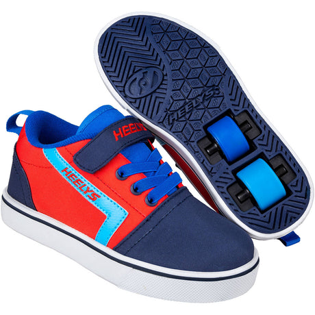 Heelys X2 Gr8 Pro - Red/Navy/Royal UK 3