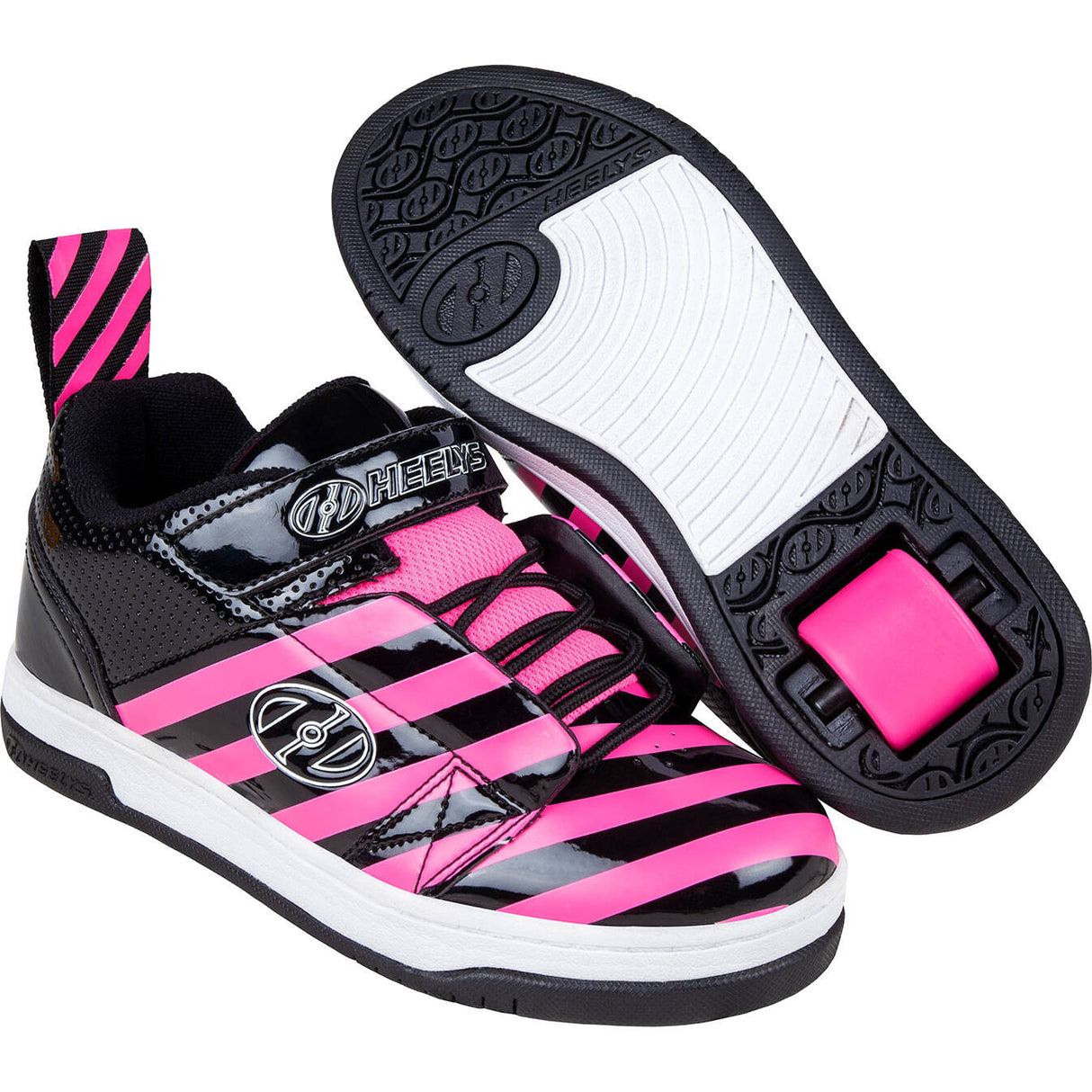 Heelys Rift - Black/Hot Pink/Stripe J12