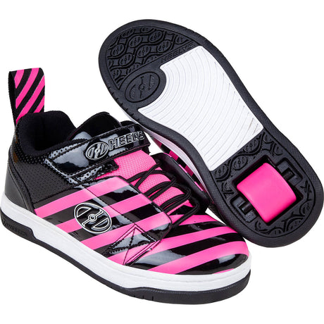 Heelys Rift - Black/Hot Pink/Stripe J12