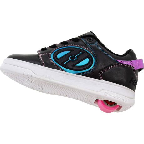 Heelys Voyager - Black/Pink/Rainbow Foil