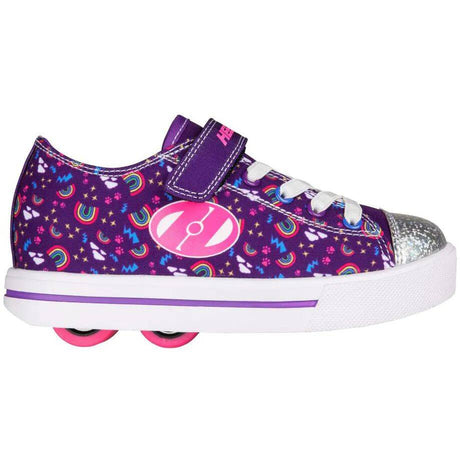 Heelys Snazzy X2 - Purple/Multi/Rainbow