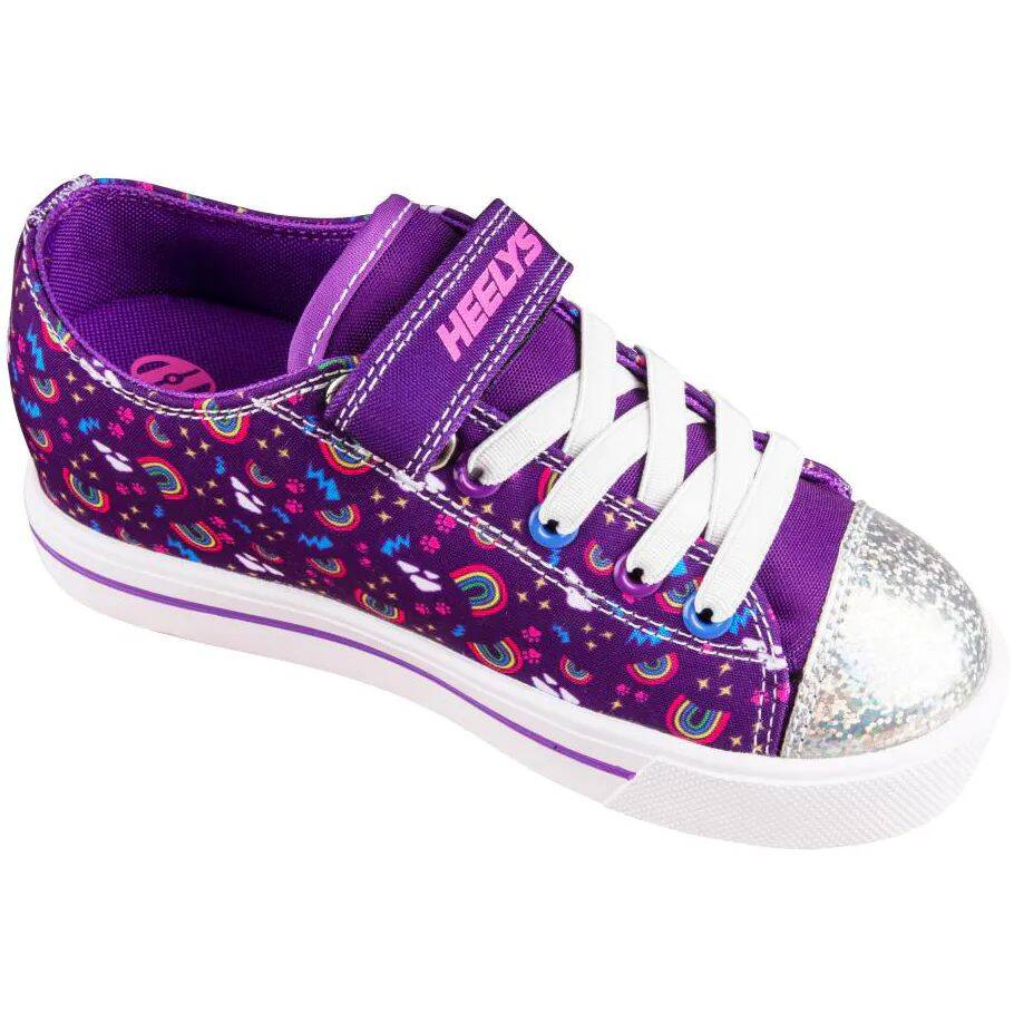 Heelys Snazzy X2 - Purple/Multi/Rainbow