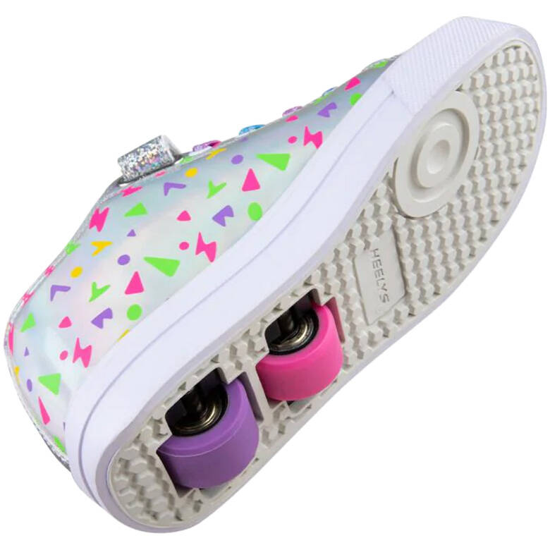 Heelys Snazzy X2 - Silver/Pink/Multi