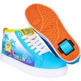 Heelys x SpongeBob Racer 20 Mid - Cyan/Lt Lime/Orange