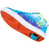 Heelys x SpongeBob Racer 20 Mid - Cyan/Lt Lime/Orange
