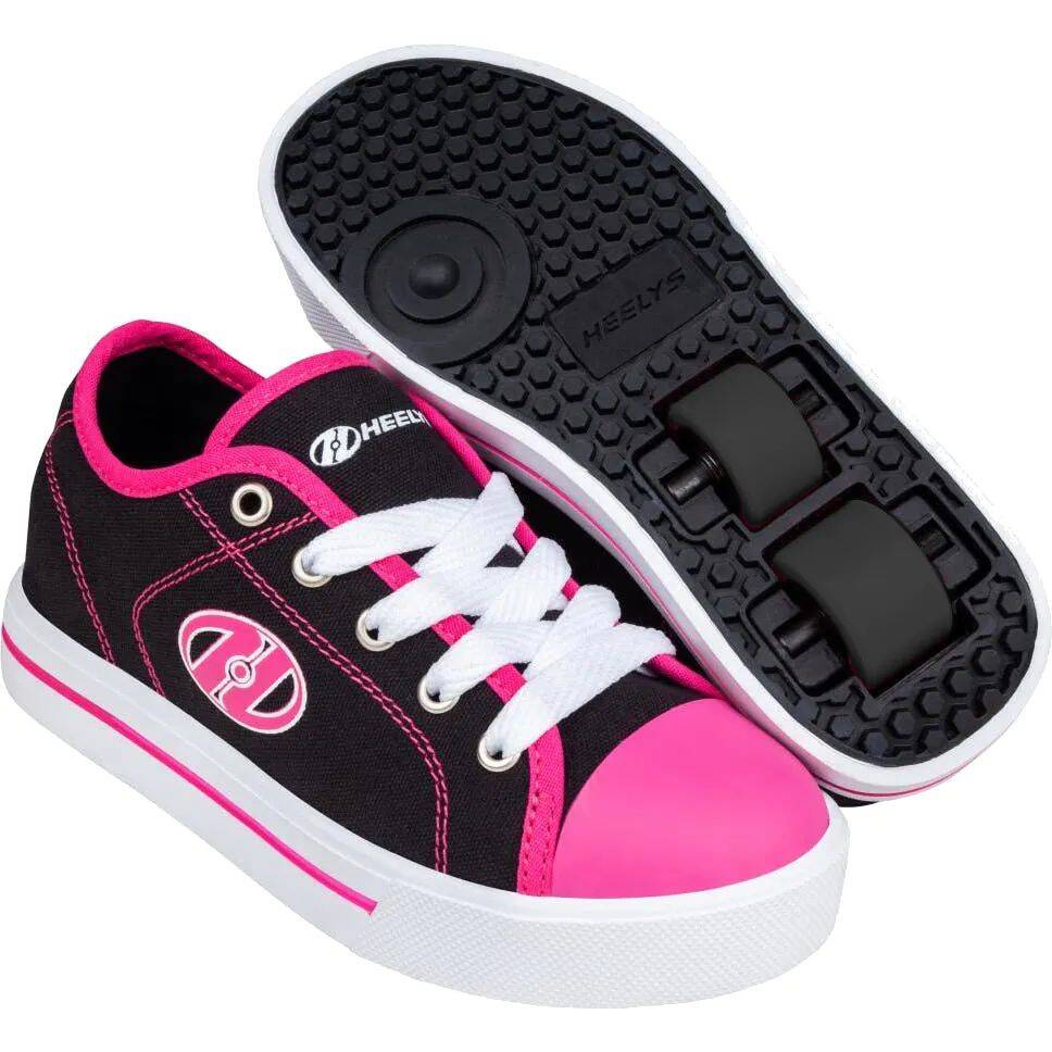 Heelys X2 Classic - Black/White/Hot Pink