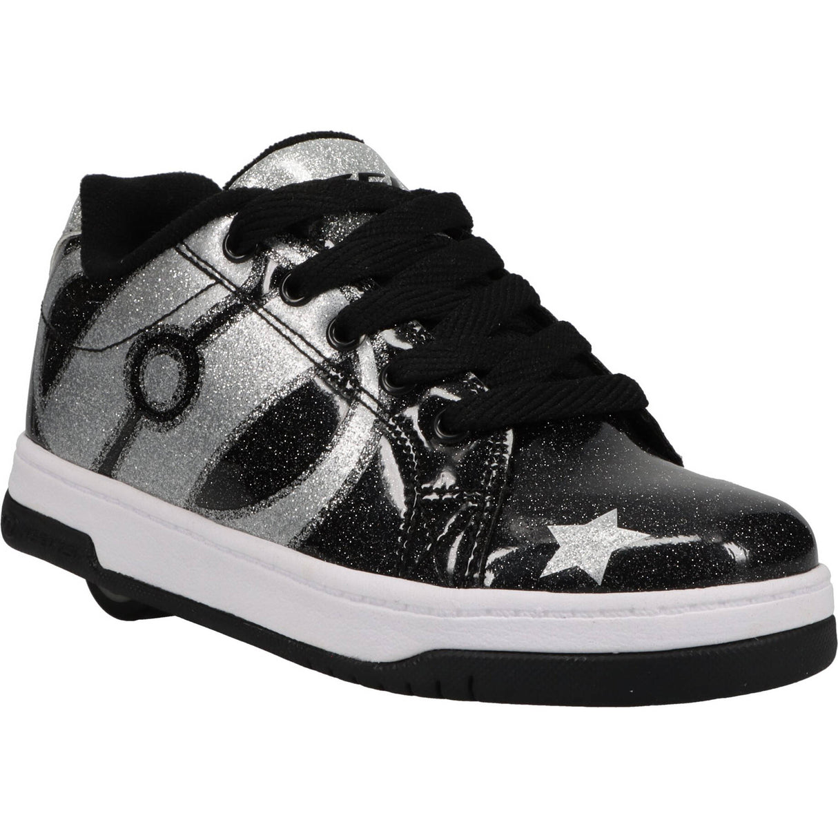 Heelys Split - Black/Silver/Glitter Stars