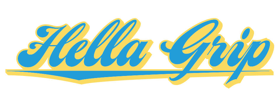 Hella Grip Logo Sticker Scooter 