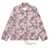 Herschel Classic Logo Voyage Coach Jacket - Brushstroke Camo/White