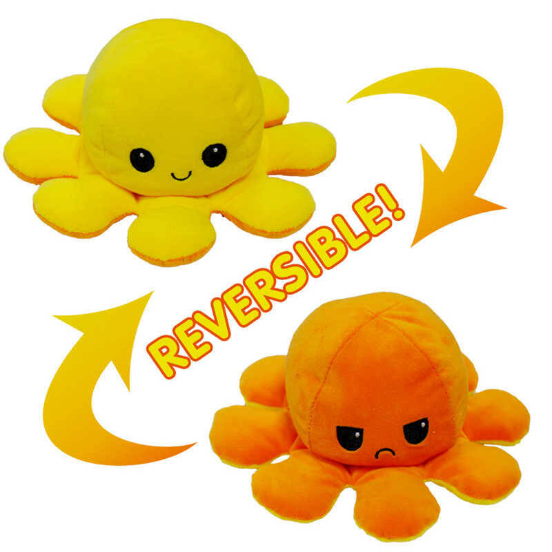HGL Reversible Plush Octopus 20cm