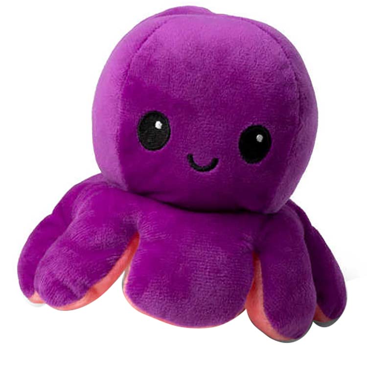 HGL Reversible Plush Octopus 20cm