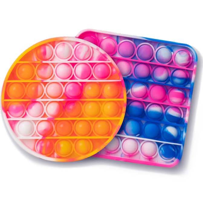 HGL Tie Dye Push Poppers Toy