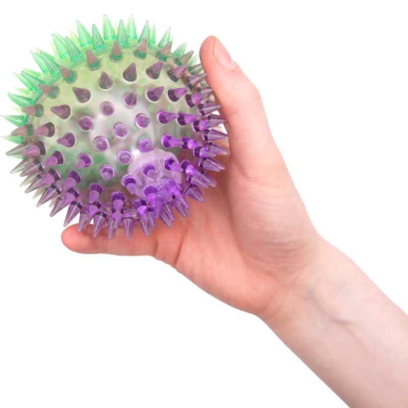 HGL Two Tone Light Up Spikey Balls