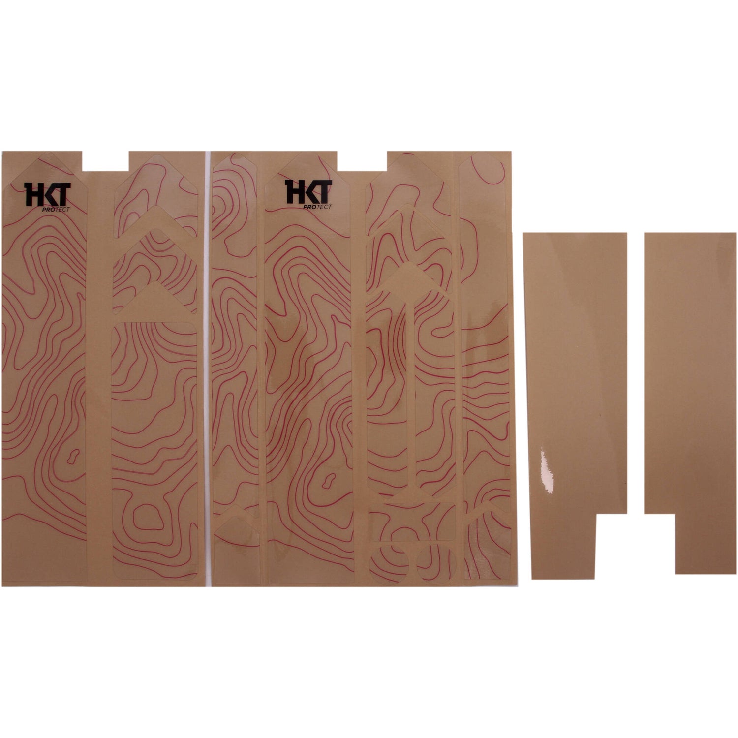 HKT Full Monty Contour Bike Protectors - Electric Pink