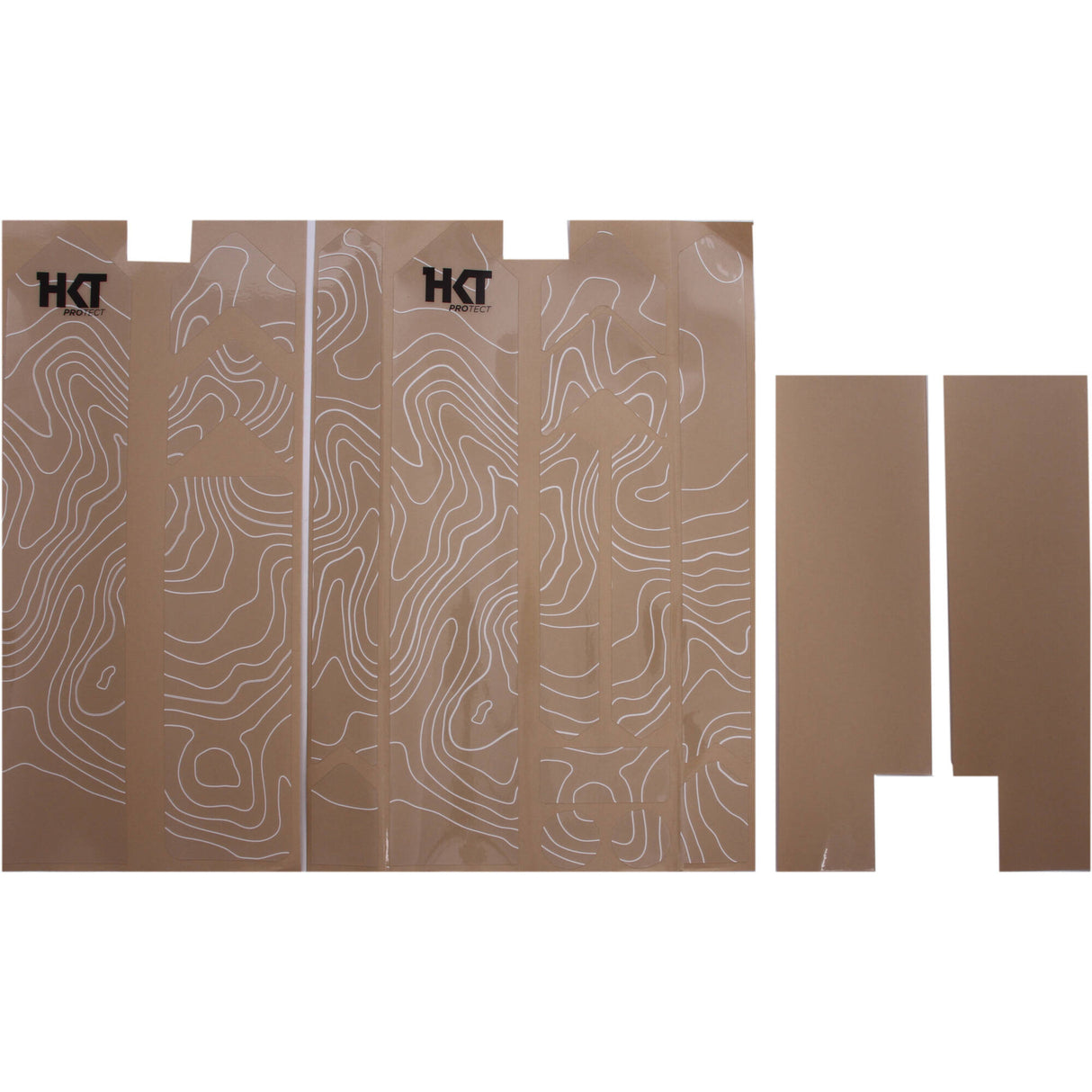 HKT Full Monty Contour Bike Protectors - White