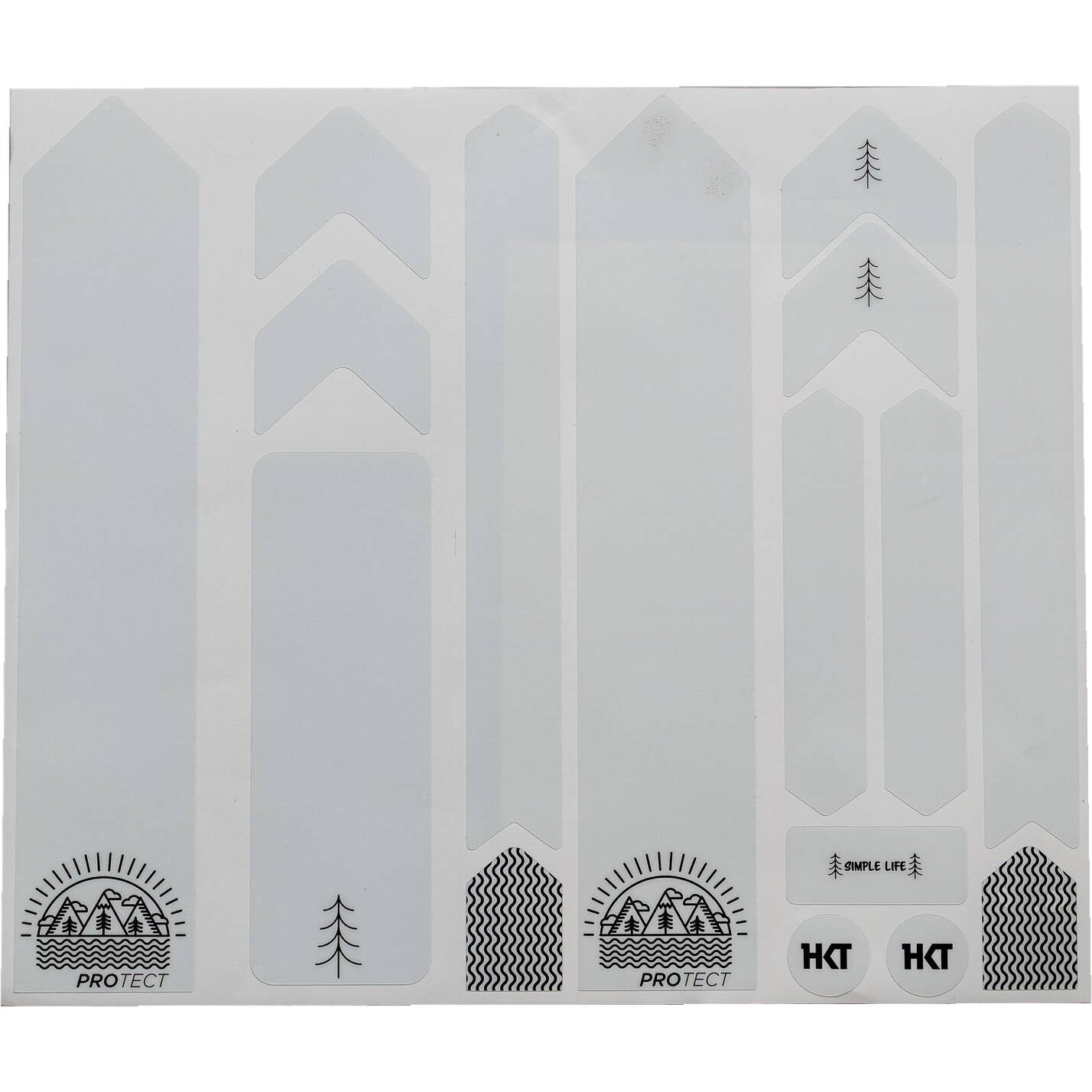 HKT Full Monty Simple Life Bike Protectors - Black
