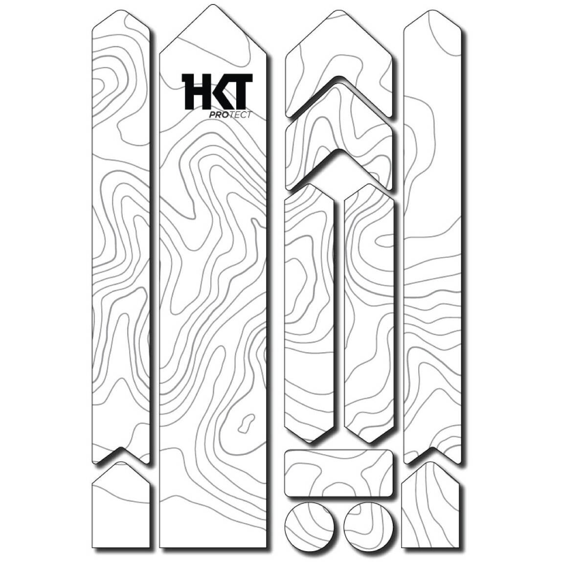 HKT XL Contour Bike Protectors - Green