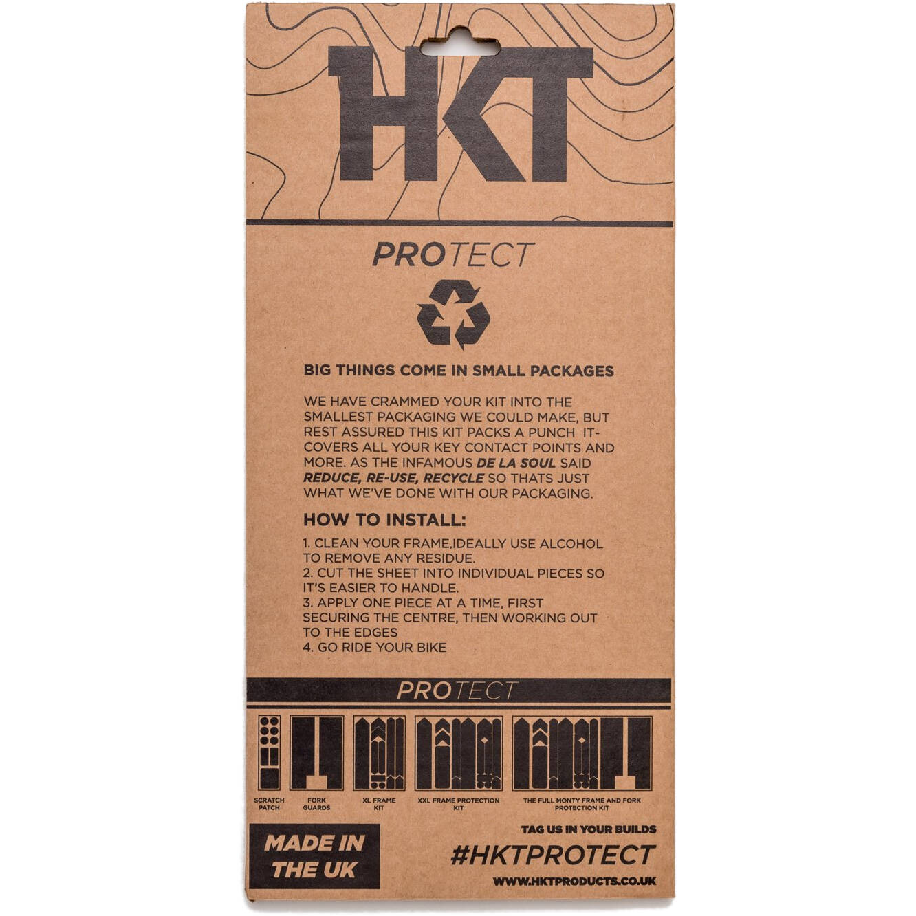HKT XL Contour Bike Protectors - Black