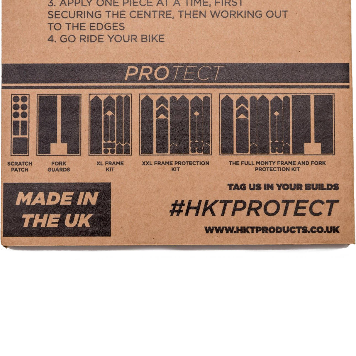HKT Full Monty Contour Bike Protectors - Orange