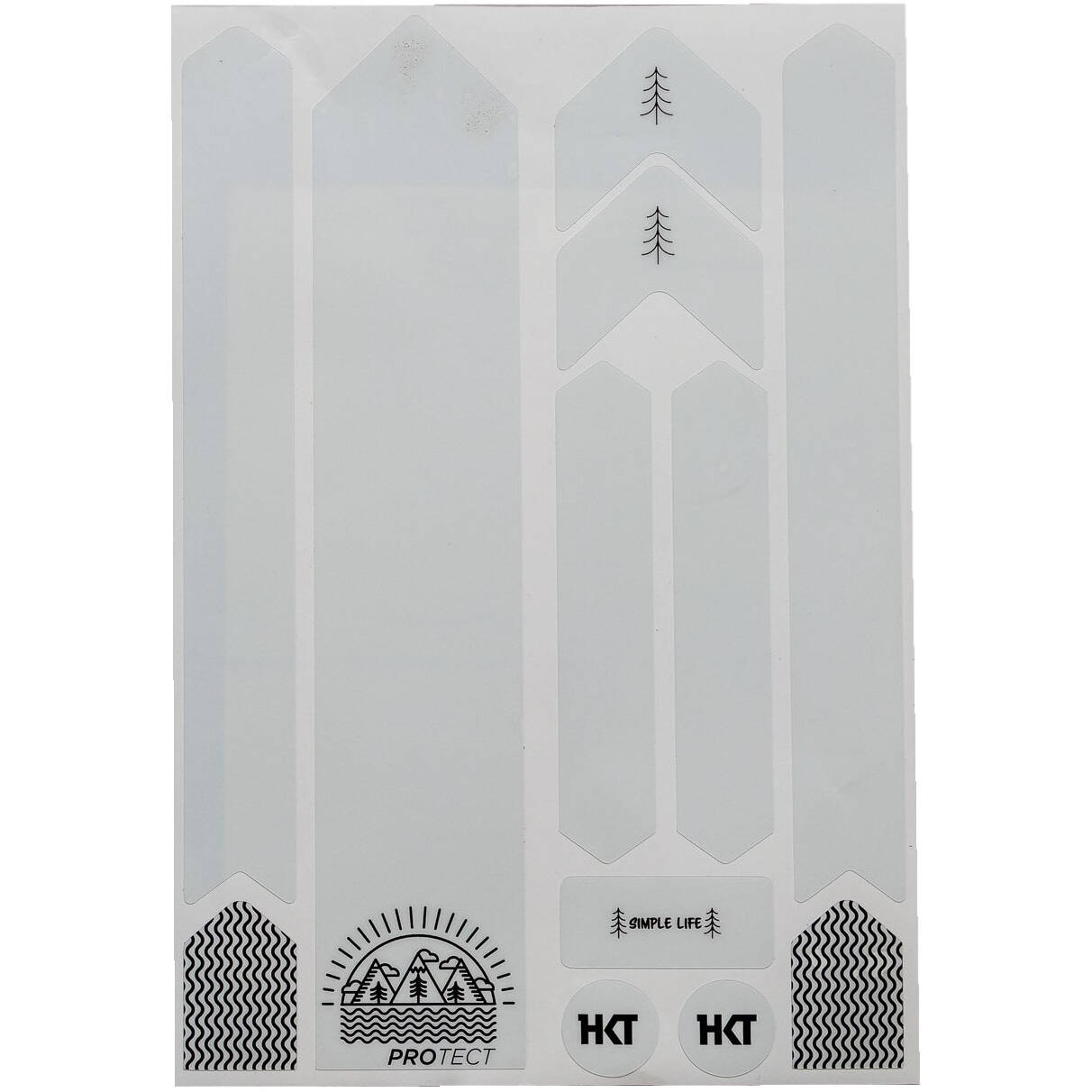 HKT XL Simple Life Bike Protectors - Black