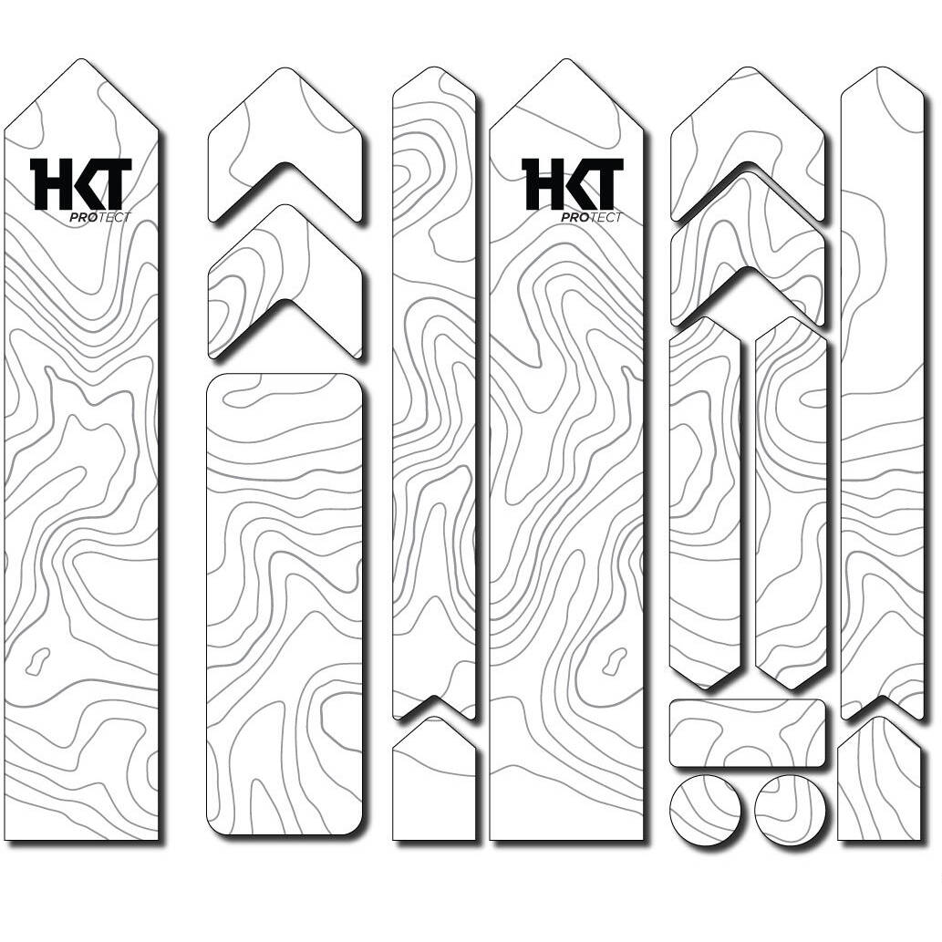 HKT XXL Contour Bike Protectors - Orange